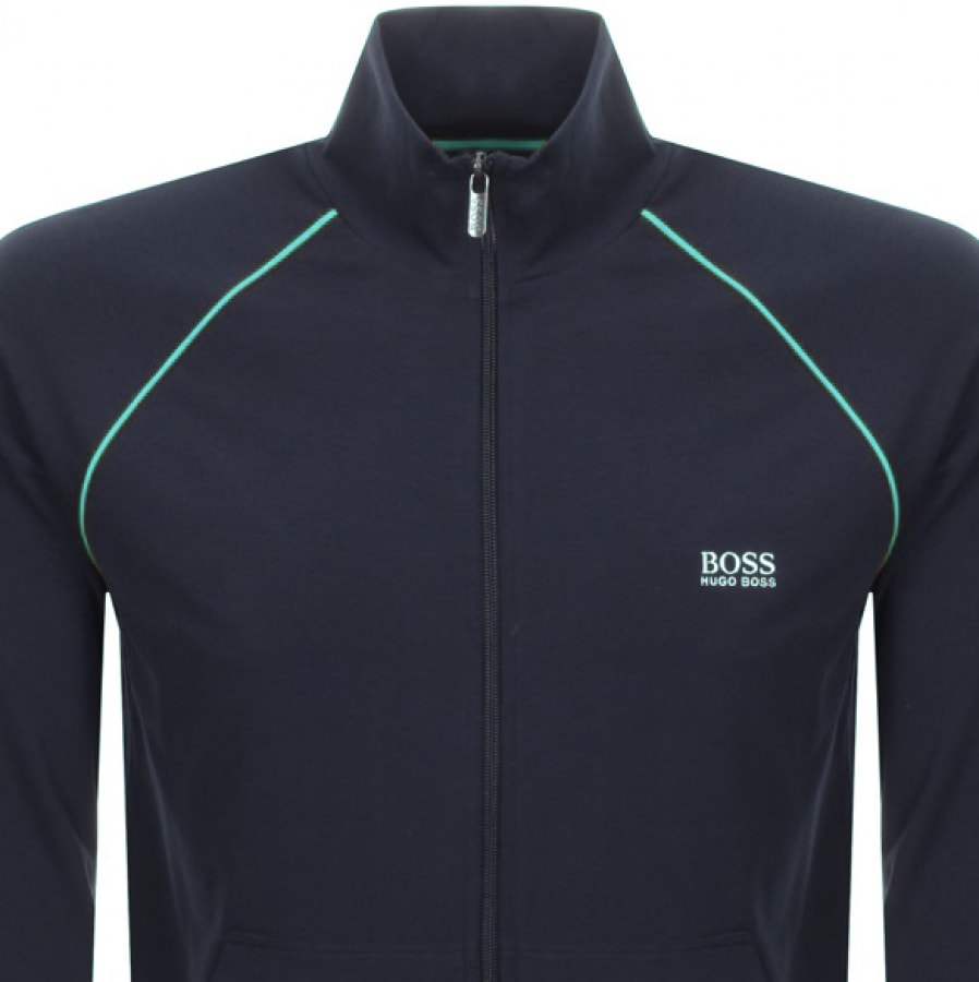 Alternative Image for ProductBOSS Bodywear Full Zip Sweatshirt Navy2